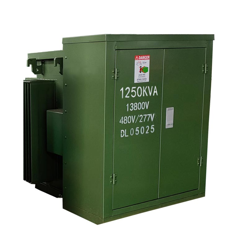 Trasformatore trifase montato su pad